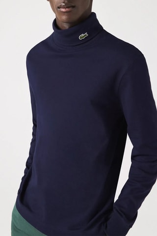 Camisola interior em algodão biológico - Azul-marinho