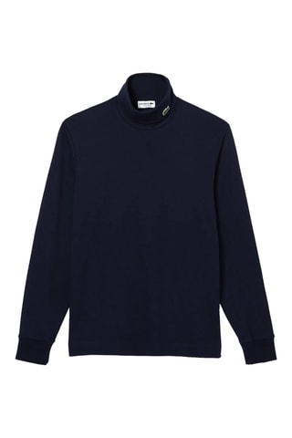 Camisola interior em algodão biológico - Azul-marinho