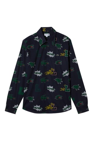 Camisa regular - Azul-marinho