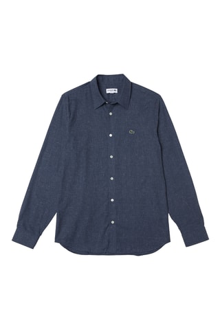 Camisa slim - Azul-marinho mesclado