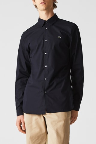 Camisa slim - Azul-marinho