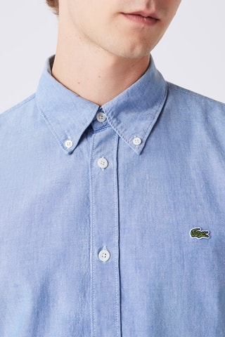 Camisa slim - Azul-celeste
