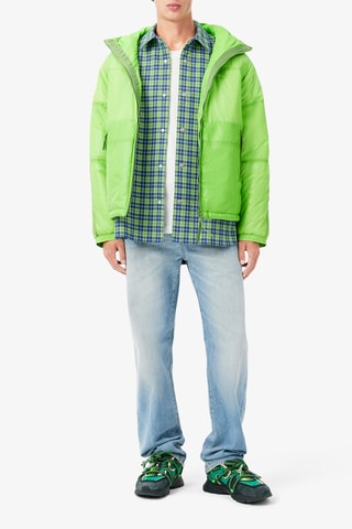 Camisa relaxed - Verde-claro