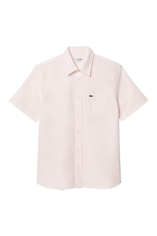 Camisa regular em algodão biológico - Rosa