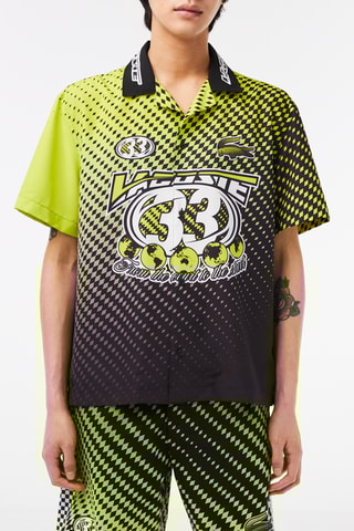 Camisa relaxed - Verde-claro