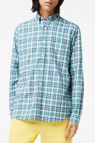 Camisa regular em algodão biológico - Branco