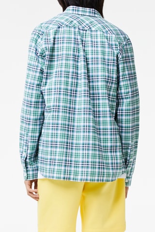 Camisa regular em algodão biológico - Branco
