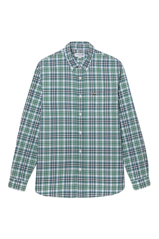 Camisa regular em algodão biológico - Branco
