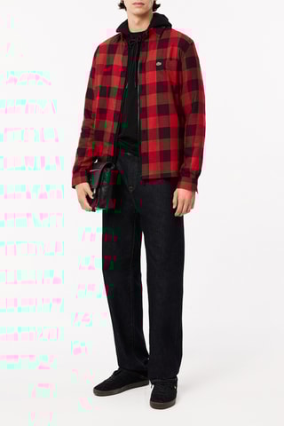 Camisa regular - Vermelho