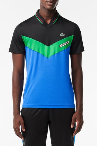 Polo slim Lacoste Tennis x Daniil Medvedev - Preto