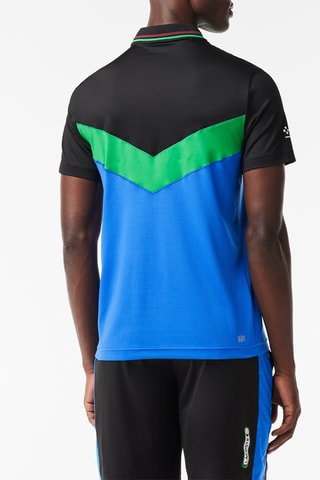 Polo slim Lacoste Tennis x Daniil Medvedev - Preto