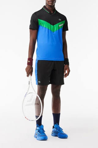 Polo slim Lacoste Tennis x Daniil Medvedev - Preto