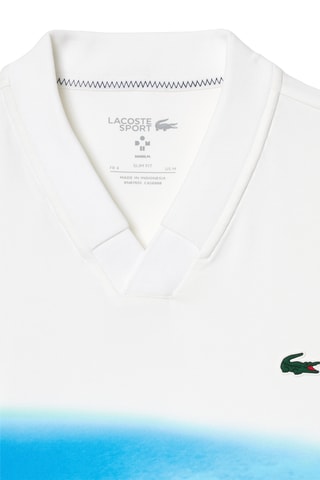 Polo slim Lacoste Tennis x Daniil Medvedev - Branco