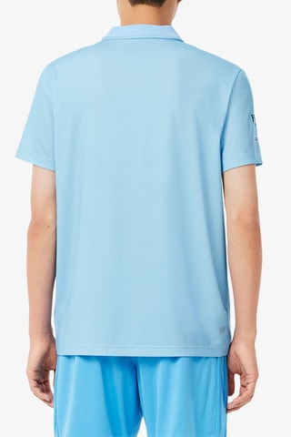 Polo slim Lacoste Tennis x Daniil Medvedev - Azul-celeste