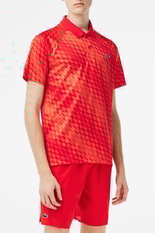 Polo regular Lacoste Tennis x Novak Djokovic - Vermelho
