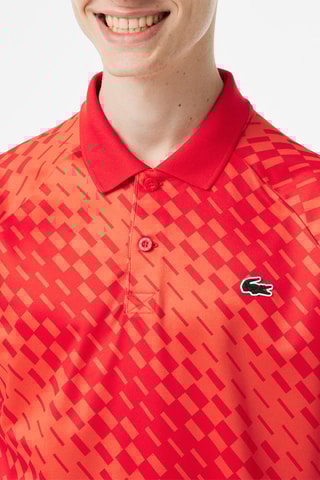 Polo regular Lacoste Tennis x Novak Djokovic - Vermelho