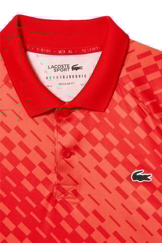 Polo regular Lacoste Tennis x Novak Djokovic - Vermelho