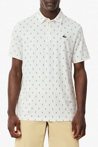 Polo regular - Branco e azul-marinho