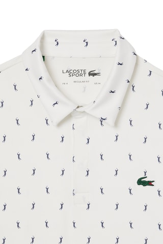 Polo regular - Branco e azul-marinho