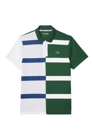 Polo regular - Branco e verde