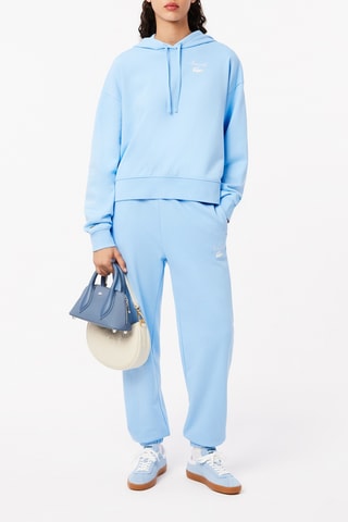 Sweat com capuz - Azul-celeste