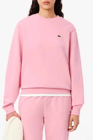 Sweat em algodão biológico - Rosa-maquilhagem