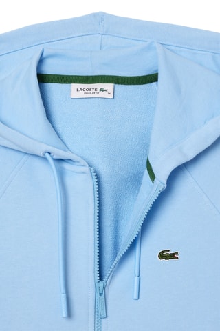 Sweat com capuz em algodão biológico - Azul-celeste