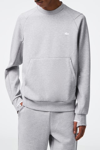 Sweat em algodão biológico - Cinzento mesclado