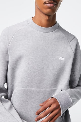 Sweat em algodão biológico - Cinzento mesclado