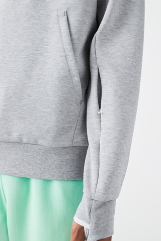 Sweat em algodão biológico - Cinzento mesclado