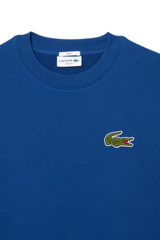 Sweat em algodão biológico - Azul-cobalto