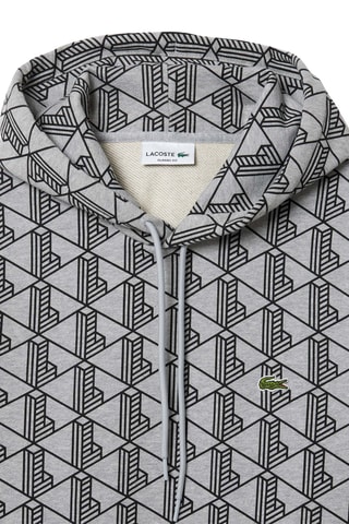 Sweat com capuz - Preto e cinzento