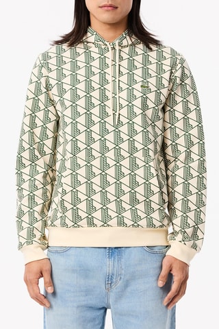 Sweat com capuz - Verde-azeitona