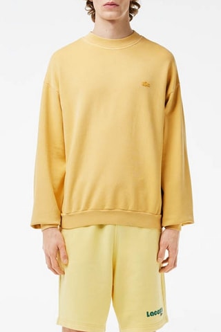 Sweat em algodão biológico - Amarelo