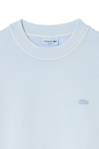 Sweat em algodão biológico - Azul-celeste