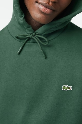 Sweat com capuz - Verde-escuro