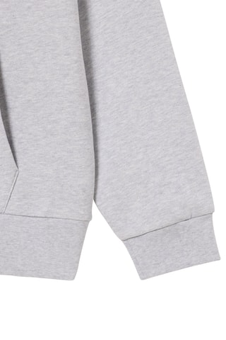 Sweat em algodão biológico - Cinzento-claro
