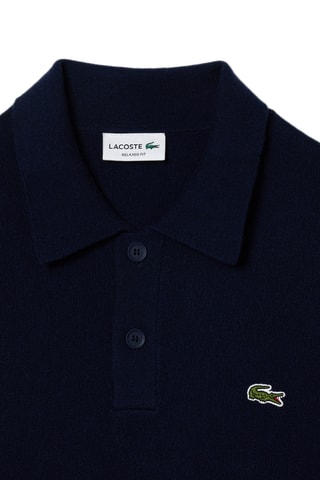 Camisola de lã - Azul-escuro