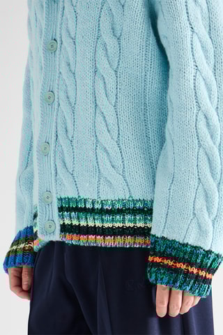 Camisola de lã - Azul-celeste