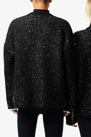 Camisola em lã e alpaca - Preto