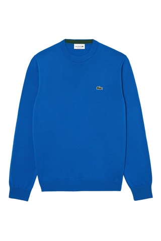 Camisola em algodão biológico - Azul-real
