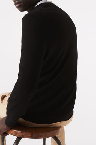 Camisola em algodão biológico - Preto