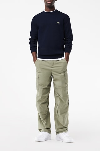 Camisola em algodão biológico - Azul-marinho