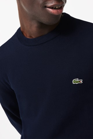 Camisola em algodão biológico - Azul-marinho