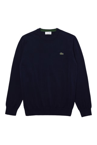 Camisola em algodão biológico - Azul-marinho