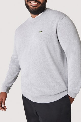Camisola em algodão biológico - Cinzento-claro