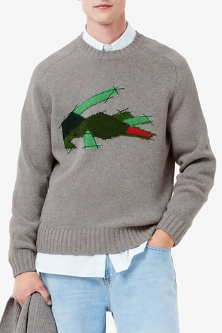 Camisola de lã - Cinzento-escuro mesclado