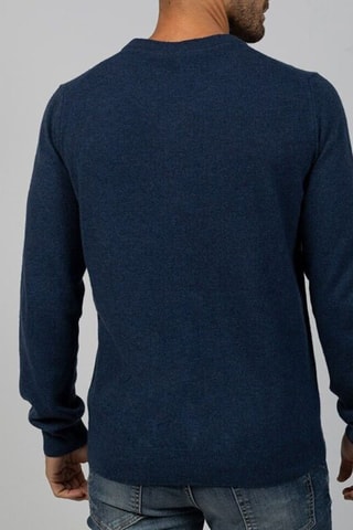 Camisola de lã - Azul-escuro