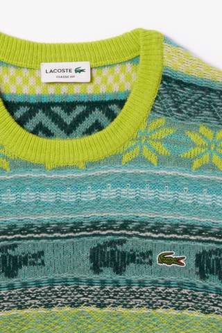 Camisola em lã e alpaca - Verde