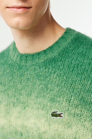 Camisola dip and dye em alpaca - Verde-claro